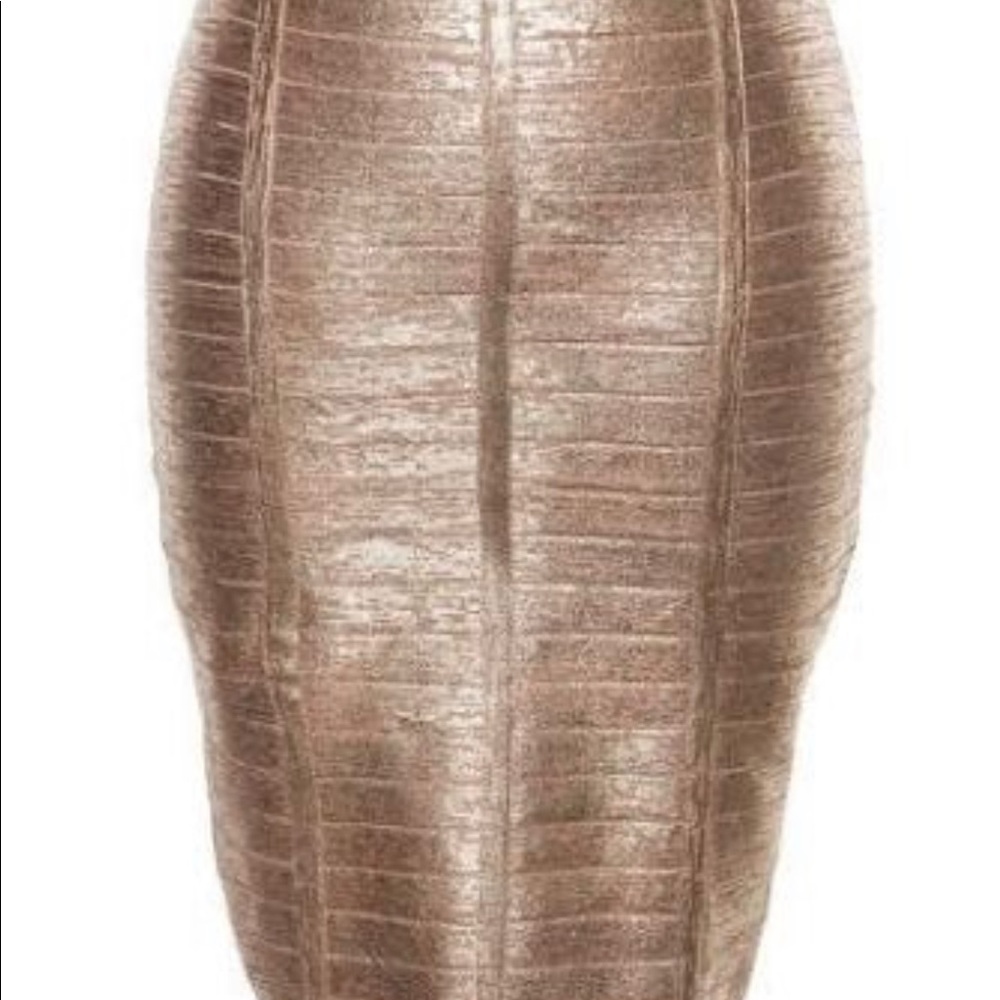 🏷️HERA Collection Women Knit Gold Foil Bandage Skirt🏷️ - Picture 3 of 4